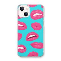 Bite my lip: iPhone 13 mini Transparant Hoesje