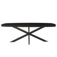 Livingfurn Jesper Danish Oval Black 210cm - thumbnail