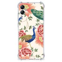 Case Anti-shock voor Samsung Galaxy A04e Pink Peacock