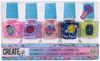 Nagellak Create It confetti: 5-delig