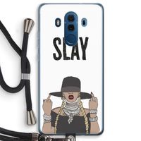 Slay All Day: Huawei Mate 10 Pro Transparant Hoesje met koord