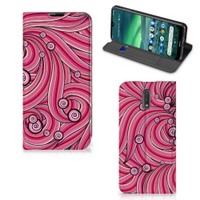 Nokia 2.3 Bookcase Swirl Pink - thumbnail