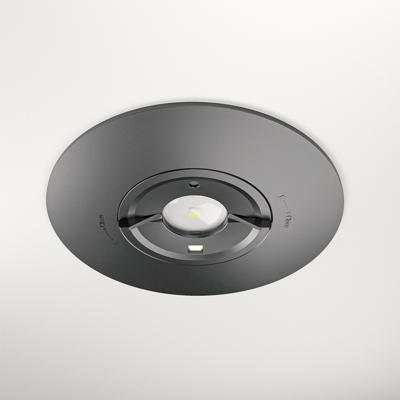 HOFTRONIC™ Parvos - LED Noodverlichting Inbouwspot - Zwart - 1,6 Watt 330 Lumen - Wand/Plafond - Testknop - Verwisselbare Lens - 6500K Daglichtwit Licht
