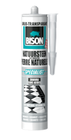 Natuursteenkit Transgrijs Koker 310 ml - Bison