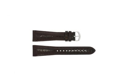 Horlogeband Armani AR0248 / AR0255 Leder Bruin 22mm