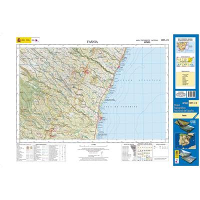 Topografische kaart 1097-I/II Fasnia (Tenerife) | CNIG - Instituto Geográfico Nacional1
