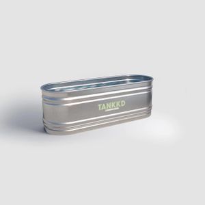 Tankkd IJsbad | Green Label Oval | 183x61x61cm | Aluminium