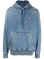 Diesel hoodie en jean - Bleu