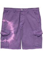 Purple Brand short tie-dye à poches cargo - Violet