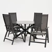 Tuinstoel primero met crest tafel 120 cm rond