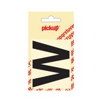 Deco letter w helvetica zwart 60 mm Pickup - Pickup