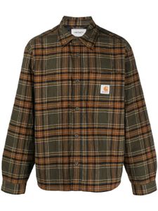 Carhartt WIP chemise en coton à motif tartan - Vert