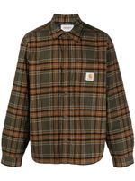 Carhartt WIP chemise en coton à motif tartan - Vert - thumbnail