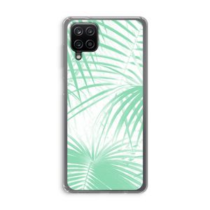Palmbladeren: Samsung Galaxy A12 Transparant Hoesje