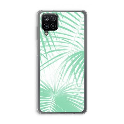 Palmbladeren: Samsung Galaxy A12 Transparant Hoesje