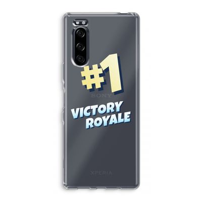 Victory Royale: Sony Xperia 5 Transparant Hoesje