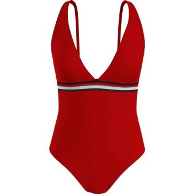 Tommy Hilfiger Plunge One Piece Swimsuit