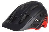 Polisport mountain pro fietshelm l 58-61cm zwart/rood Polisport mountain pro fietshelm l 58-61cm zwart/rood