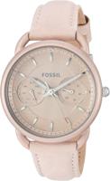 Horlogeband Fossil ES4174 Leder Roze 16mm