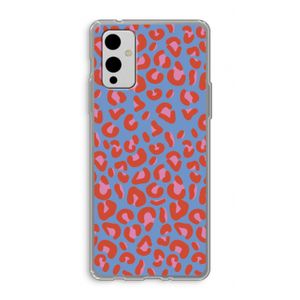 Leopard blue: OnePlus 9 Transparant Hoesje