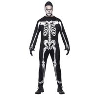 Skelet kostuum - voor volwassenen - Halloween verkleedkleding - skelettenpak