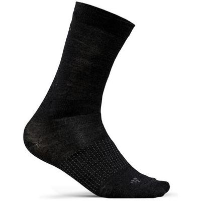 Craft Wool Liner Sokken zwart 2-Pack
