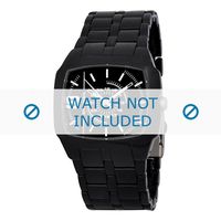 Diesel horlogeband DZ1549 Kunststof / Plastic Zwart 21mm - thumbnail