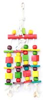 Happy Pet speelgoed block n beads papegaai