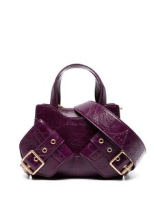 BIASIA petit sac à main en cuir - Violet