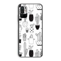 Cactusmotief: Xiaomi Redmi Note 10 5G Transparant Hoesje