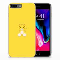 Apple iPhone 7 Plus | 8 Plus Telefoonhoesje met Naam Baby Leopard