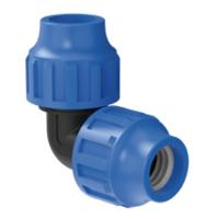Kirchhoff PP-aansluithoek 90°, 25 mm, klemkoppeling voor HDPE - 984845217