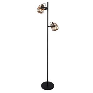 Vloerlamp trapezoid naturel