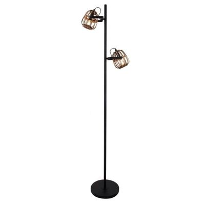 Vloerlamp trapezoid naturel