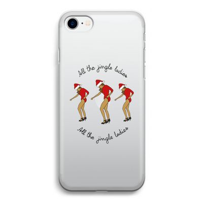 Jingle Ladies: iPhone SE 2020 Transparant Hoesje
