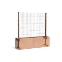 Trellis cortenstaal 200 x h. 200 cm