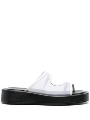 Elleme claquettes Gemini en cuir - Blanc