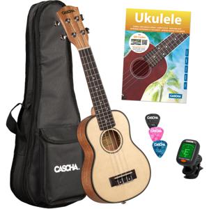 Cascha HH 2149 sopraan ukelele starter set (4-talig)