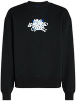 Karl Lagerfeld Jeans x Crapule2000 sweat en coton biologique - Noir - thumbnail