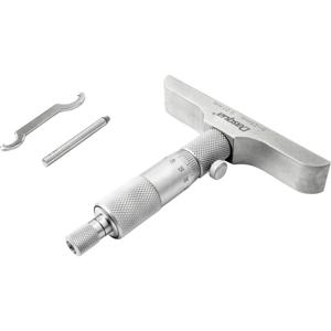 Dasqua 4611-8106 Dieptemicrometer Met controlemaat 0 - 25 mm DIN 863