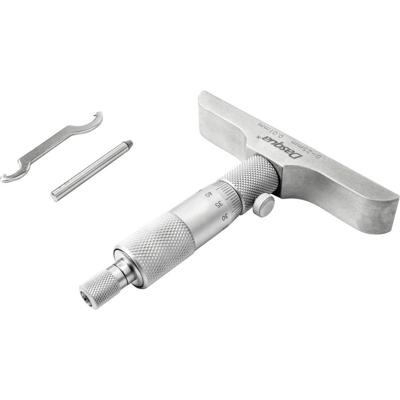 Dasqua 4611-8106 Dieptemicrometer Met controlemaat 0 - 25 mm DIN 863