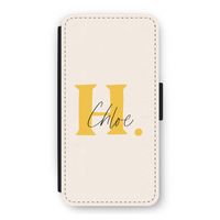 Amber Script: iPhone 12 Pro Flip Hoesje