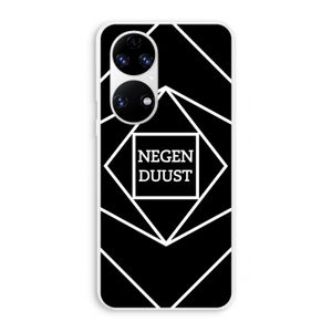 Negenduust geometrisch: Huawei P50 Transparant Hoesje