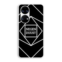 Negenduust geometrisch: Huawei P50 Transparant Hoesje