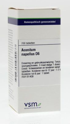 VSM Aconitum napellus D6 (200 tab)