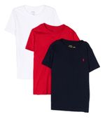 POLO RALPH LAUREN KIDS lot de 3 t-shirt à logo brodé - Multicolore