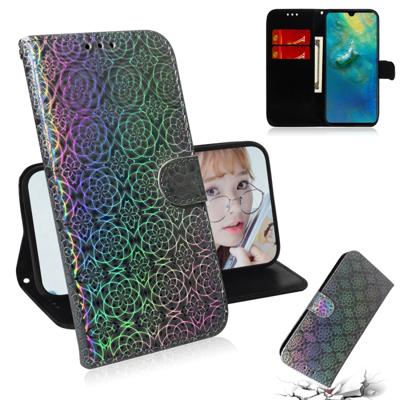 Voor Huawei mate 20 effen kleur kleurrijke magnetische Buckle horizontale Flip PU lederen draagtas met houder & kaartsleuven & portemonnee & Lanyard (