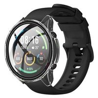 Xiaomi Mi Watch Color Plastic Hoesje met Glazen Screenprotector - Doorzichtig - thumbnail