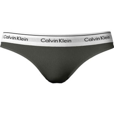 Calvin Klein Modern Cotton Field Olive Thong