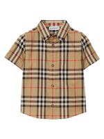 Burberry Kids chemise en coton à motif Vintage Check - Tons neutres - thumbnail